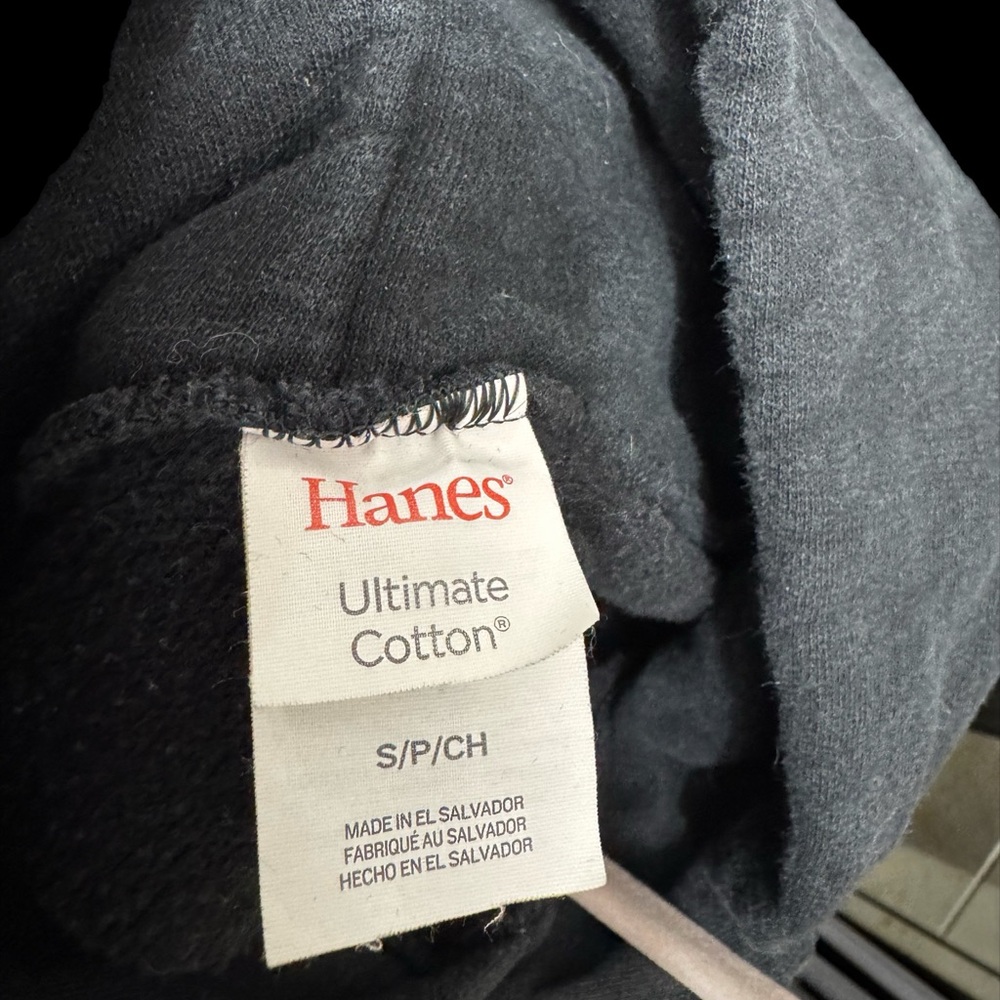Hanes Ultimate Cotton Black Hoodie Live Free or Die - Picture 5 of 5